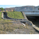 FEBRUAR, MAREC 050.JPG<>Oblikovano betonsko korito - odtok meteorne vode 